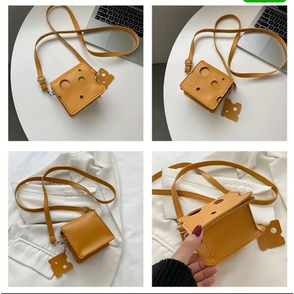 Cheese Crossbody Novelty Bag - Picture 6 of 6
